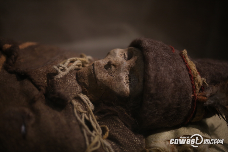 在干燥,盐碱的埋藏环境中千年不腐,古尸的骨骼皮肤及毛发等保存至今