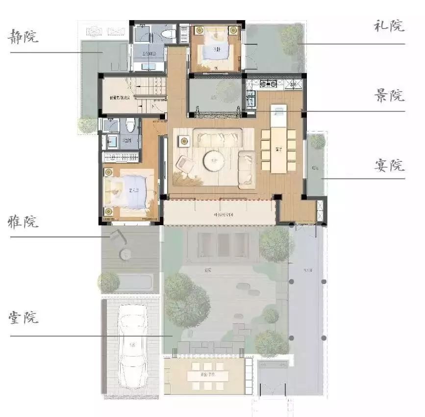 绿城中式别墅又出爆品啦!“六合院”横空出世!__财经头条__新浪财经