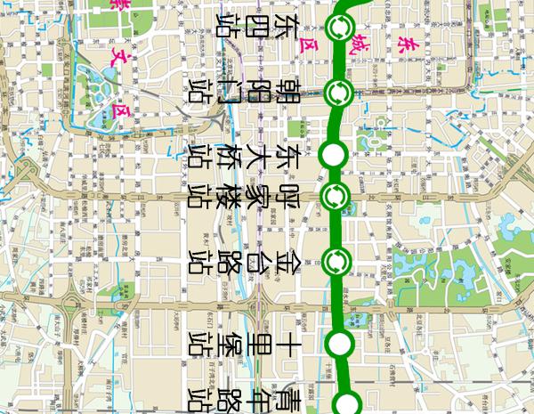 北京六号线线路图图片