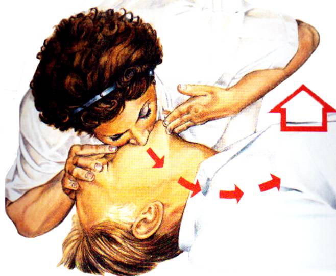 共进行2次,再继续按压心脏30次,按30:2胸外按压与人工呼吸不间断操作.