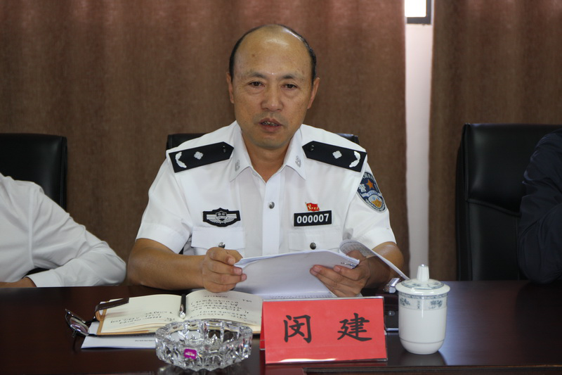 闵建副厅长到纳雍县调研党的十九大安保和"法治毕节"创建工作