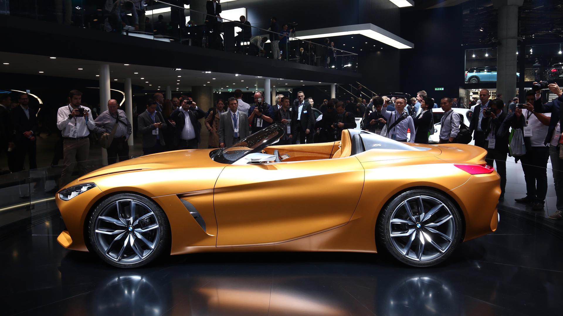 宝马z4概念车亮相法兰克福 量产版明年发布