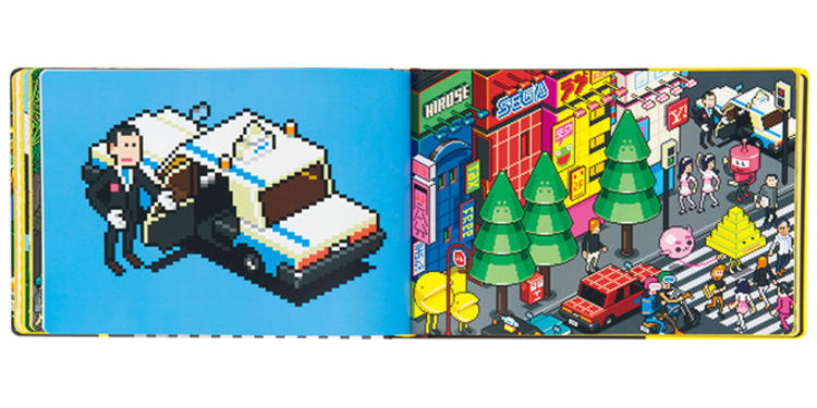 lv 发布东京城市旅游指南,它是一本可爱的像素画