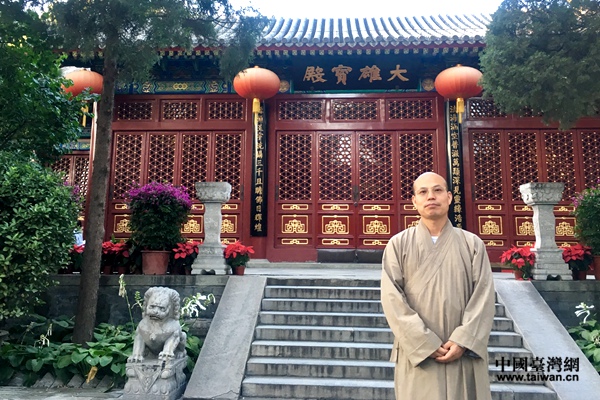 北京法源寺的智勇法师