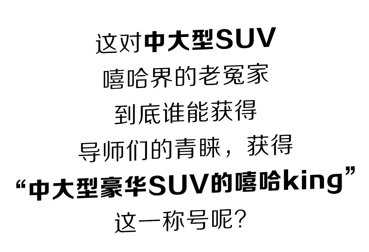 才发现原来TA才是中大型SUV中的嘻哈King！