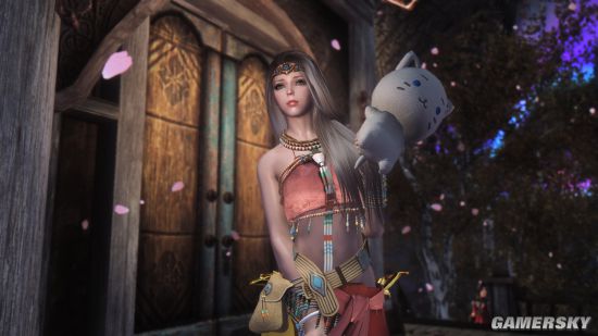 《上古卷轴5》女生向mod合集第2弹 巫师3,恶魔城shanoa等服装mod