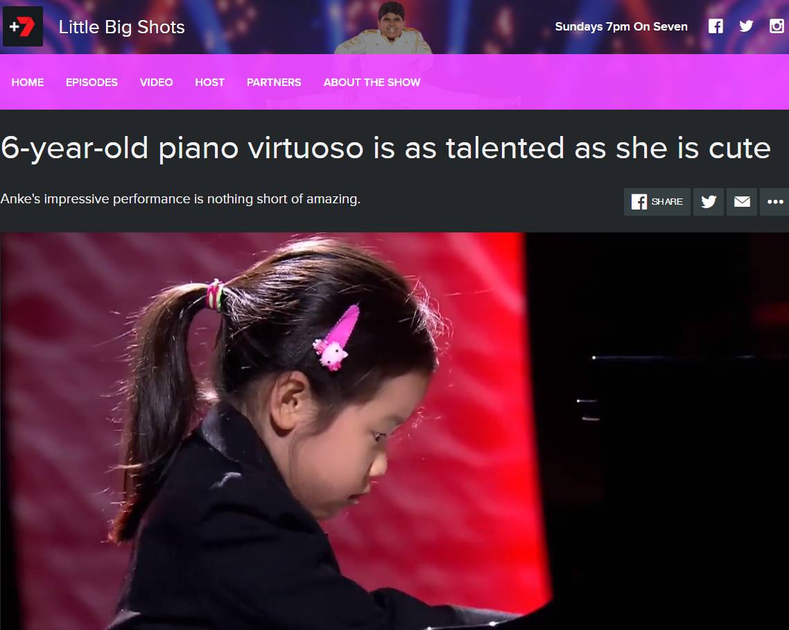 那个红炸美国的中国钢琴神童又在澳大利亚火了!