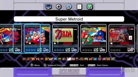 经典版超任主机的系统菜单演示视频欣赏 怀旧复古