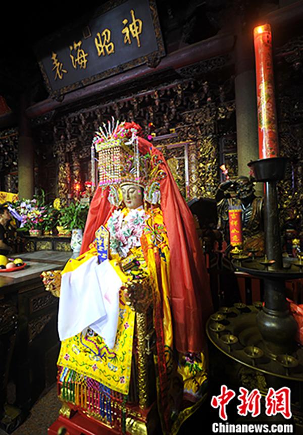 国台办:湄洲祖庙妈祖像赴台巡游是两岸民间交流盛事