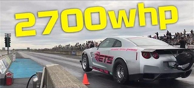 爆改3000匹的GT-R比高铁还要快！