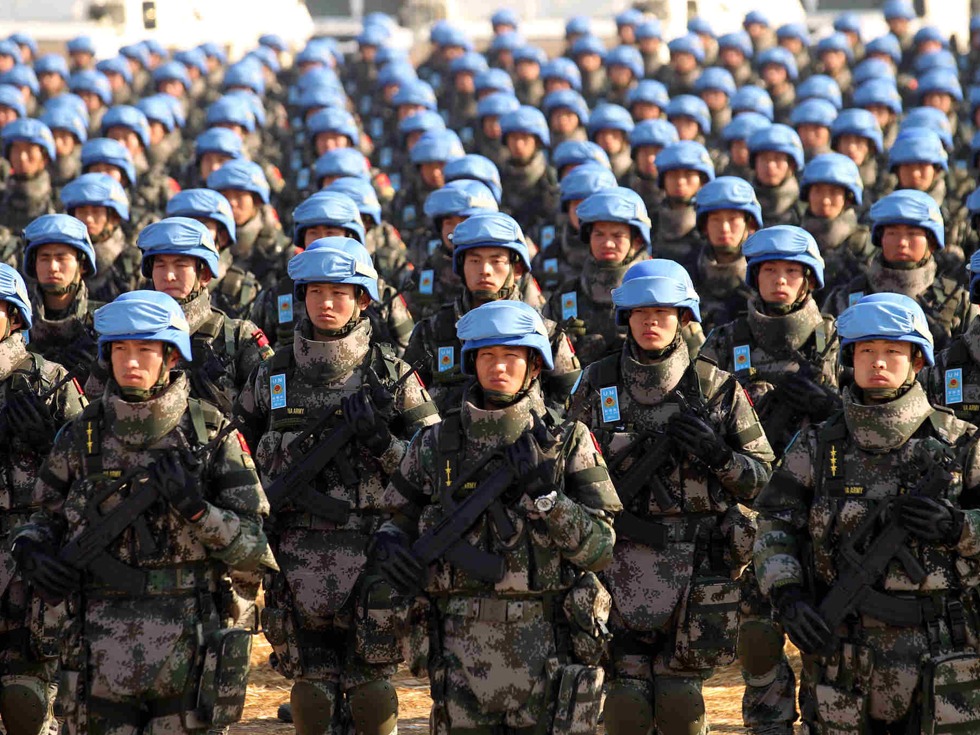 中国军队完成8000人规模联合国维和待命部队注册_手机新浪网