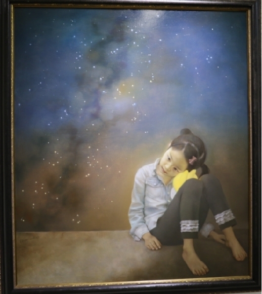 《星空》/赵卿/油画