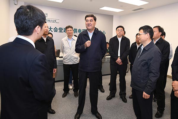 10月9日,国家发展改革委副主任,国家能源局局长努尔·白克力带队在