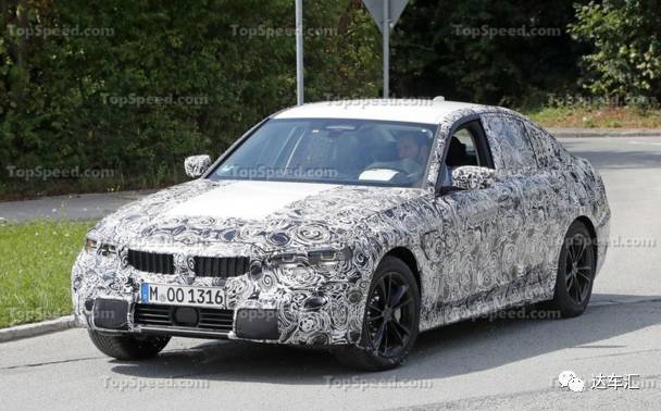 下一代宝马3系内饰谍照曝光 电子手刹取代机械手刹