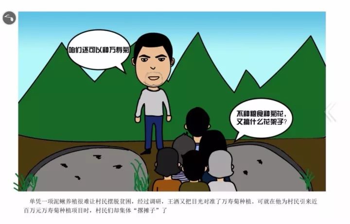 脱贫攻坚群英谱漫画让安居村安居乐业的第一书记王洒