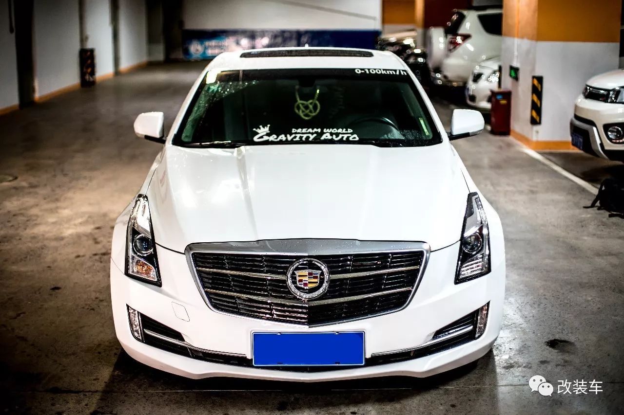 改装件真是少得可怜，来自辽宁的凯迪拉克ATS-L低趴案例