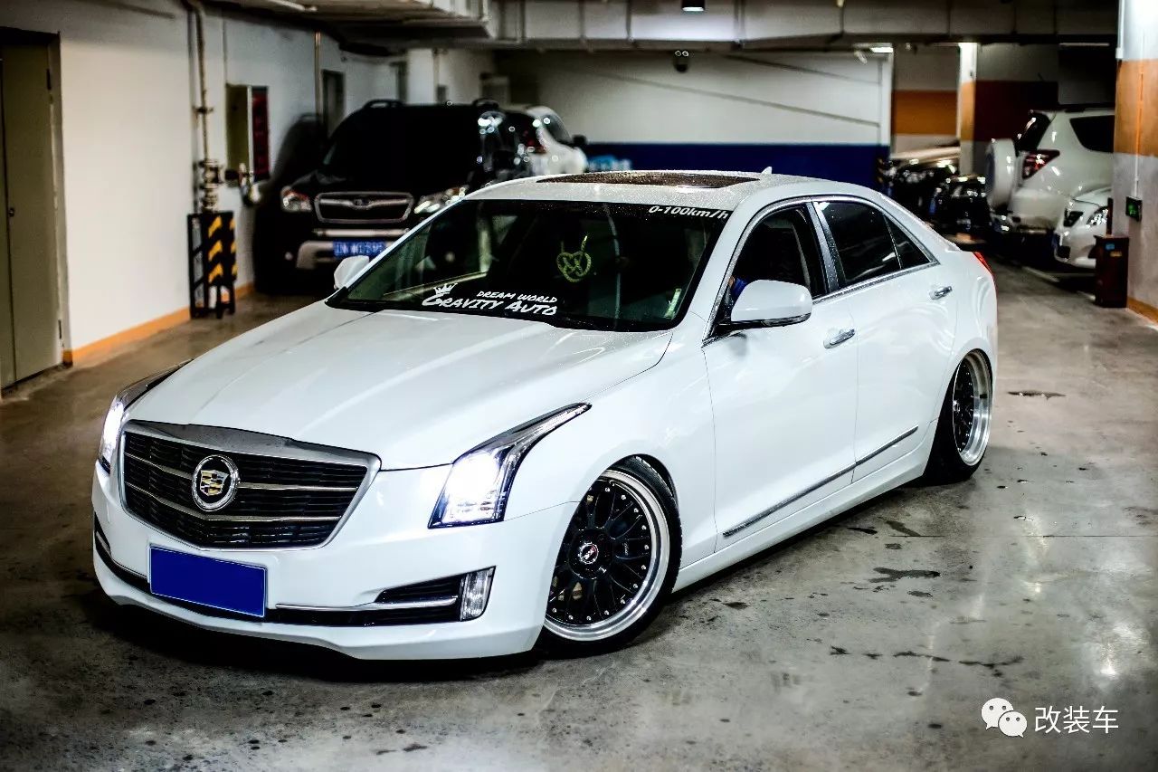 改装件真是少得可怜，来自辽宁的凯迪拉克ATS-L低趴案例