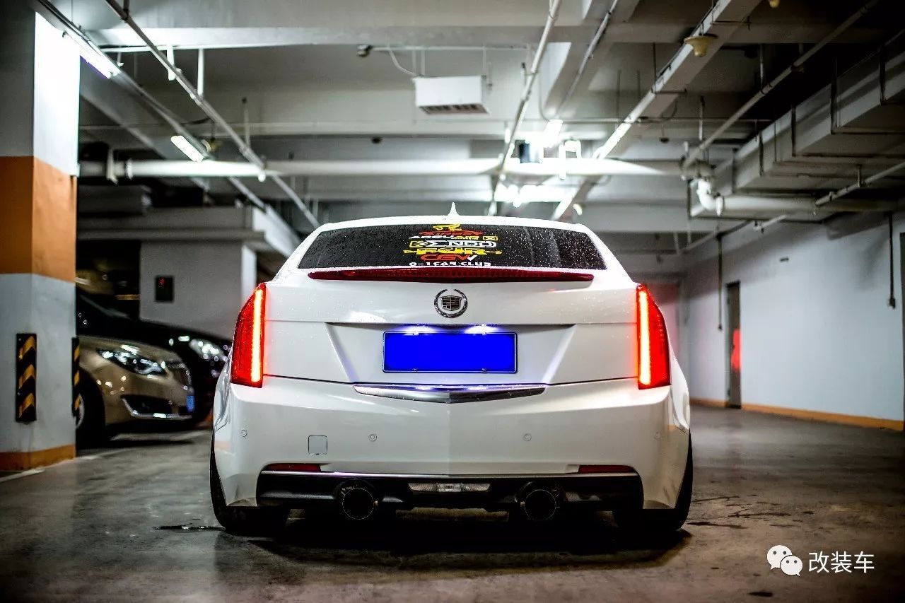 改装件真是少得可怜，来自辽宁的凯迪拉克ATS-L低趴案例