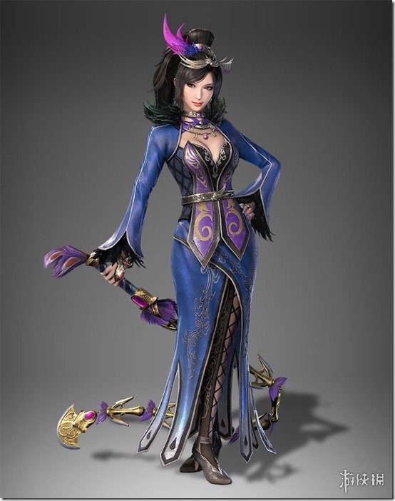 真三国无双8甄姬宓设定图公布神秘妖艳的时尚达人