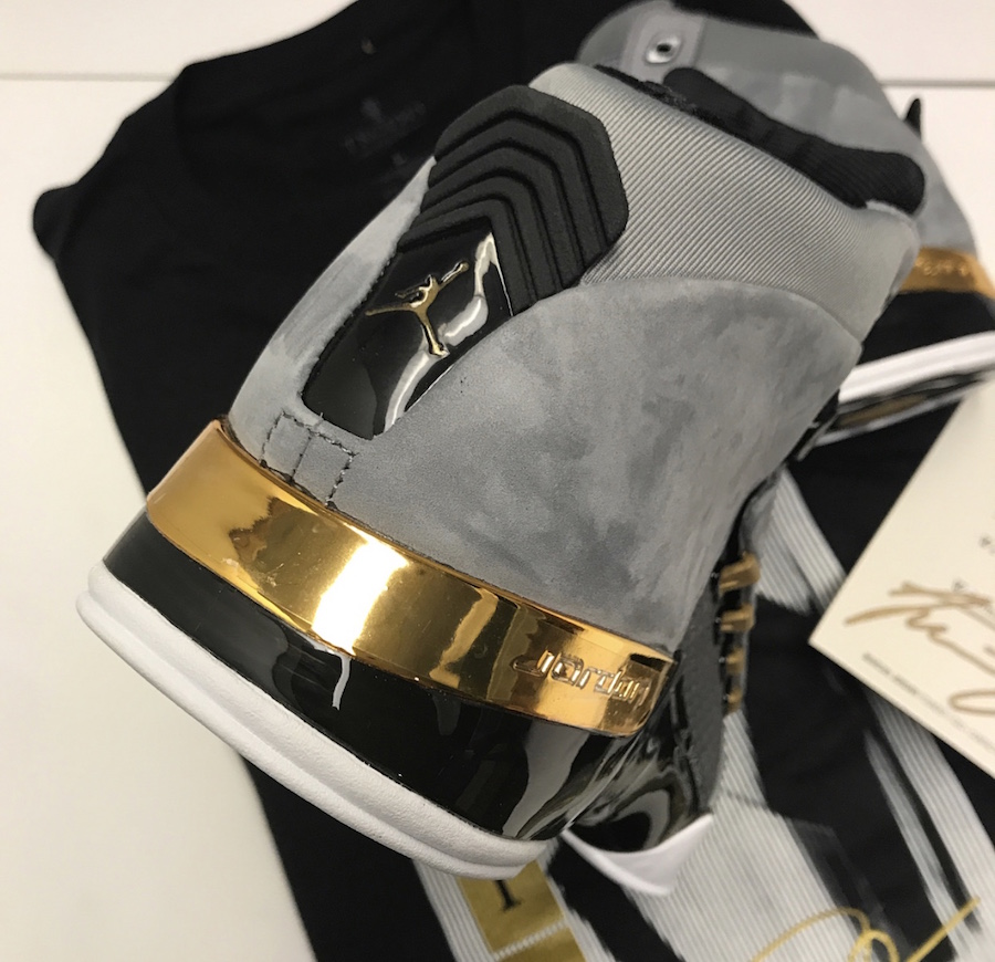 灰金主题 trophy room x air jordan 17 本周发售