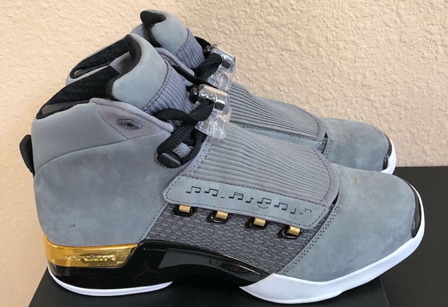 灰金主题 trophy room x air jordan 17 本周发售