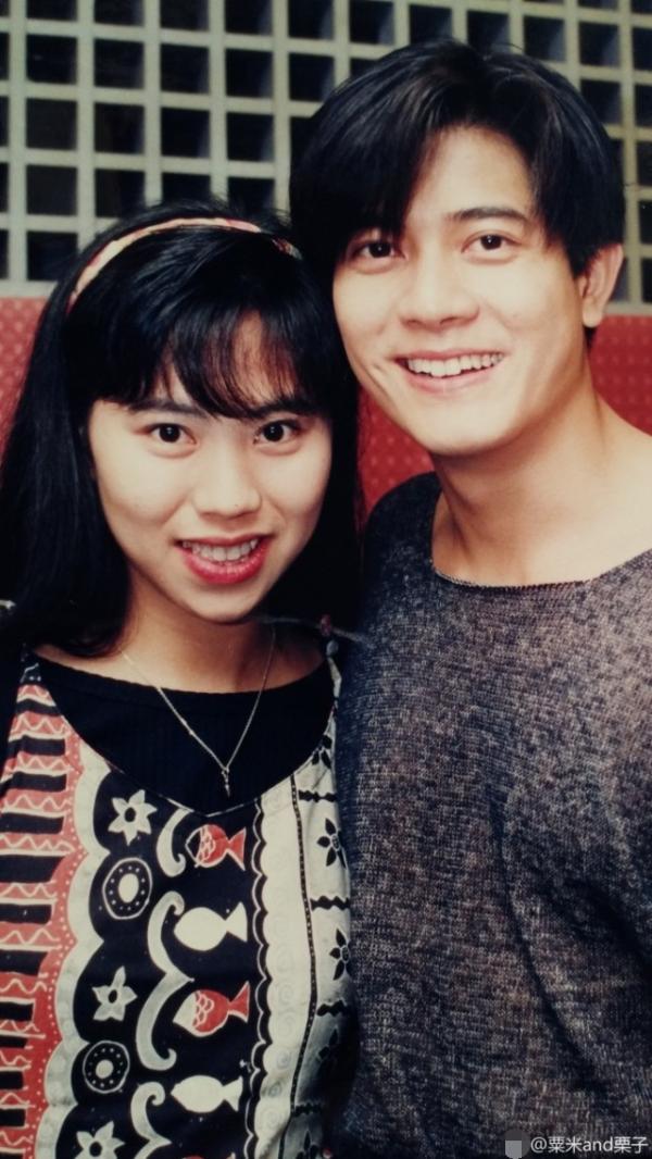 网友与"阿王"郭富城的合照. (来自:大鹏娱乐)