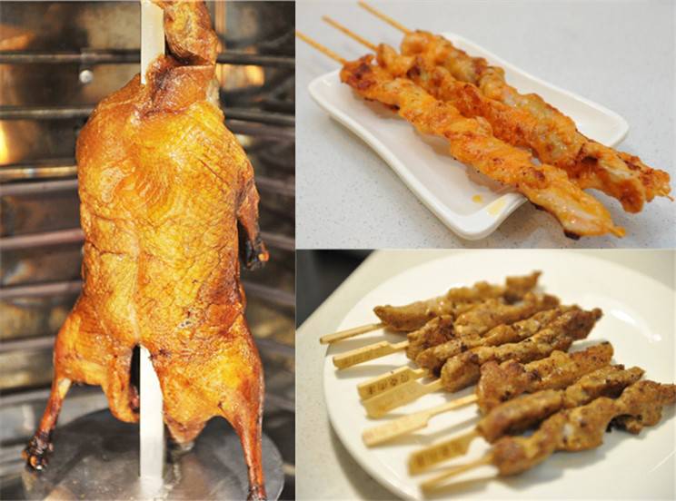 还有整只的烤鸭各种烤串,一起撸海鲜抓住秋天的尾巴享受最肥美的螃蟹