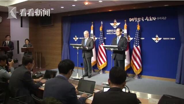 美防长无法想象美接受朝鲜拥核美战略武器将在韩轮流部署