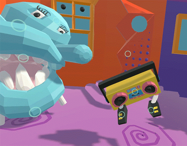 google blocks创作的3d动画
