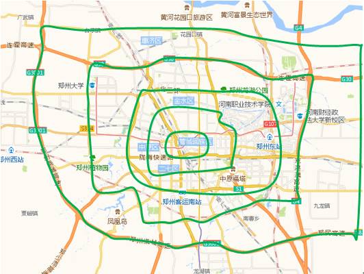 郑州唱响五环之歌一环到五环房价差别大吗