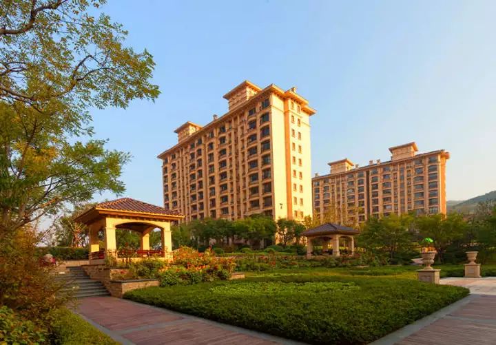 鲁信南海花园次第开在漫步小径和组团的花园里.