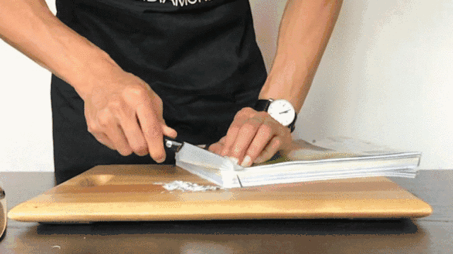 【好物】有个理工男,用做穿甲弹的材料,给老婆做了把菜刀