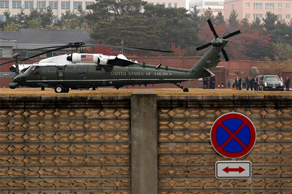 特朗普秘访朝韩非军事区未果距板门店一步之遥时因大雾折返