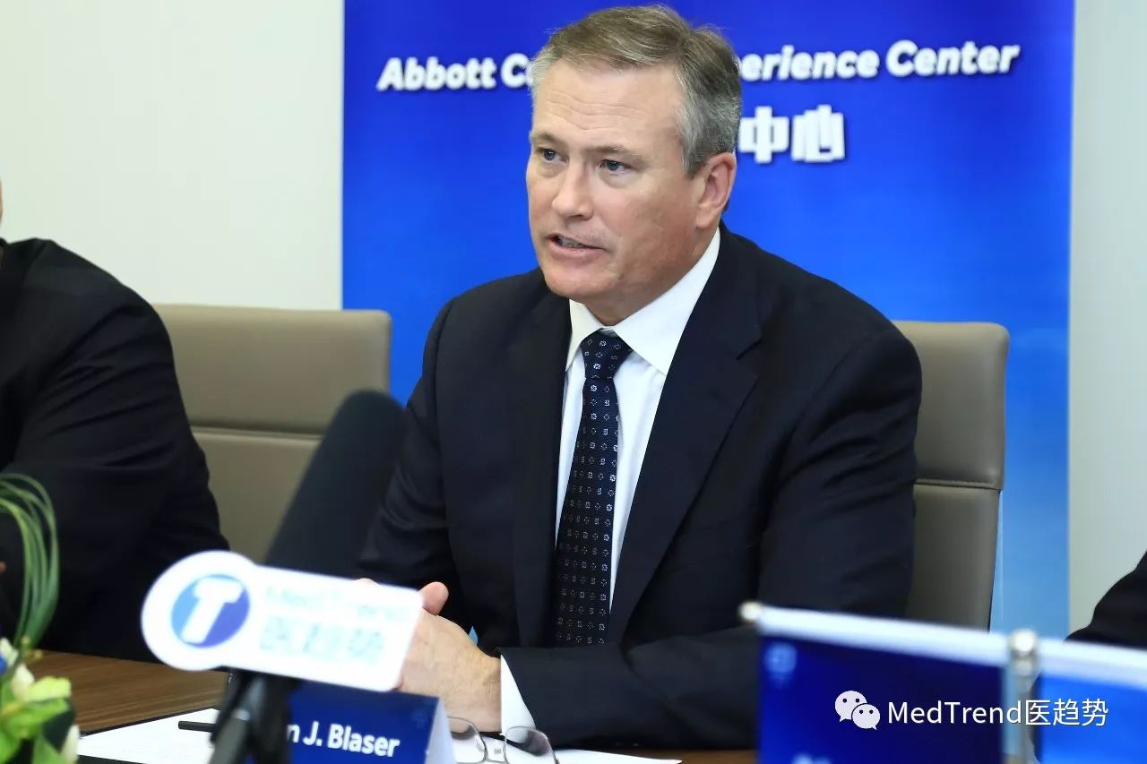 是雅培诊断的第二大市场"雅培诊断于11月2日在上海揭幕了雅培创跃中心