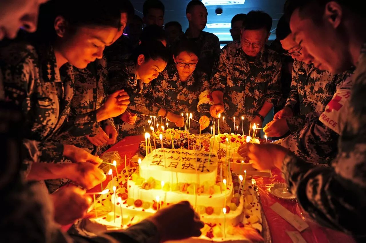 祝福|11.11,和平方舟5名官兵这样过他们的生日