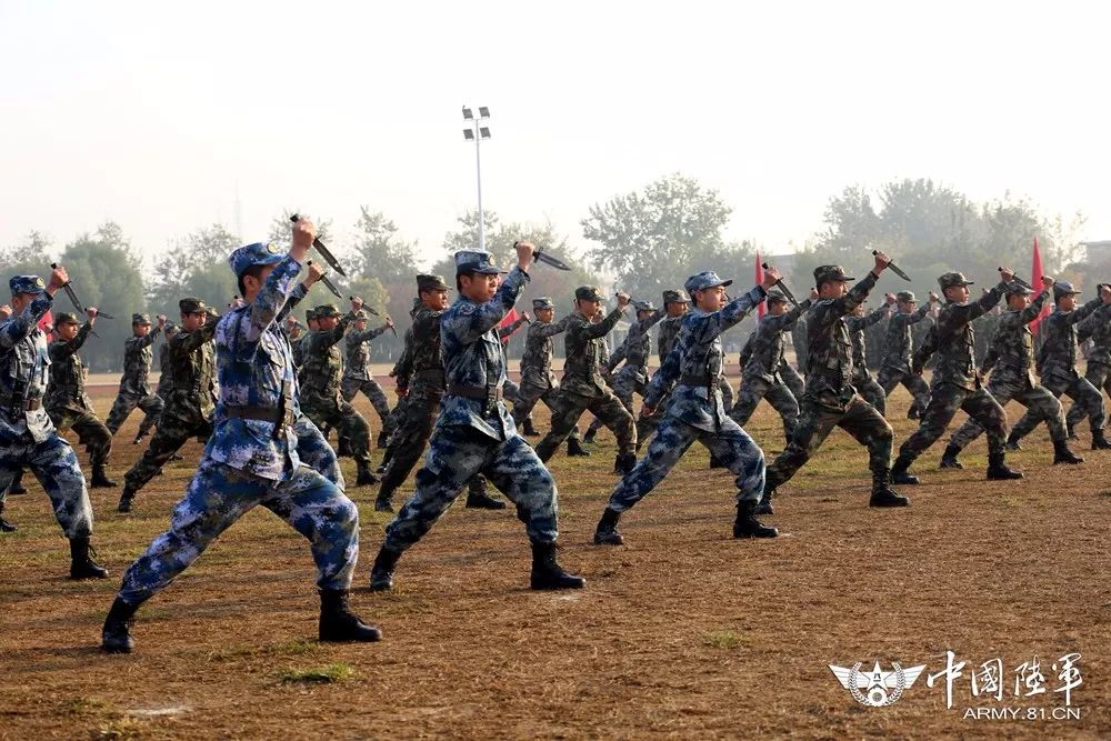 匕首操彰显军人血性.
