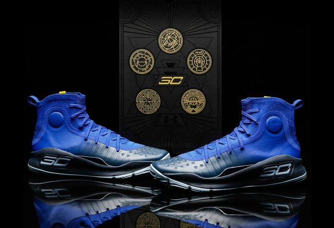 蓝黑配色 under armour curry 4 "more fun" 现已发售