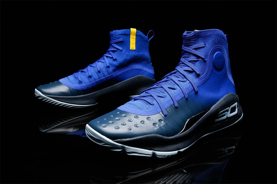 蓝黑配色 under armour curry 4 "more fun" 现已发售|勇士|库里|战靴