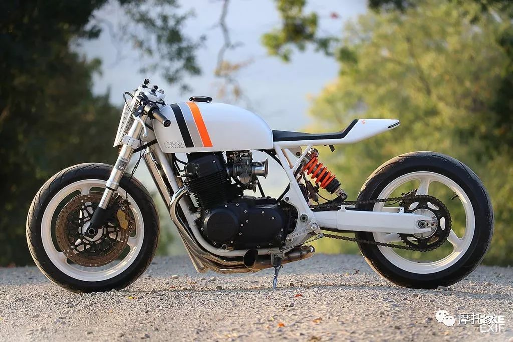 甜美可口的棉花糖:honda cb750 cafe racer