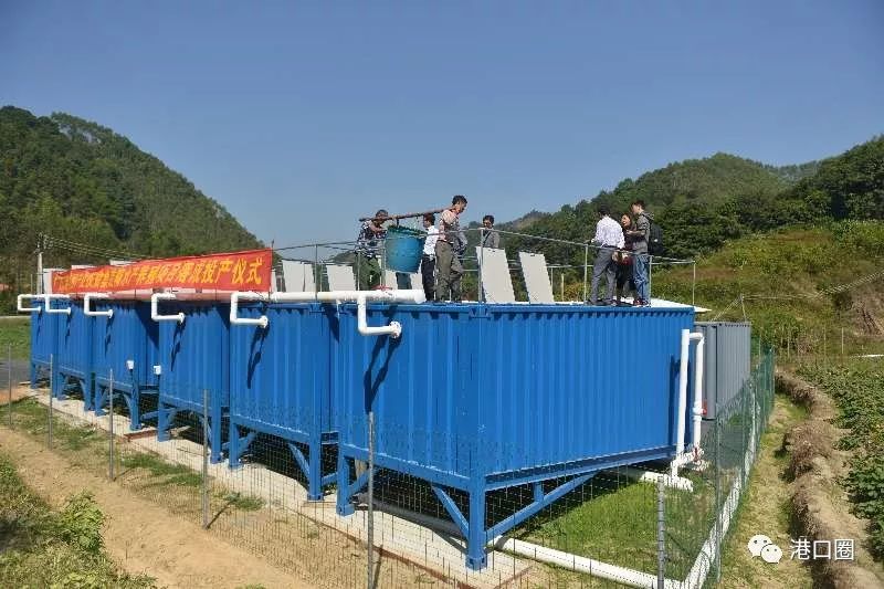 广州港用集装箱养鱼扶贫图片真相来了