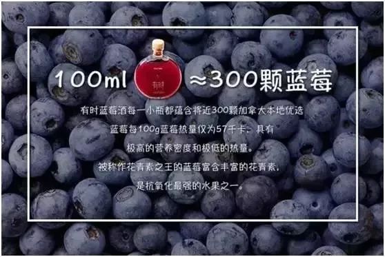 一支小巧的100ml蕴含约300颗加拿大优选蓝莓12度恰到好处的小酌微醺