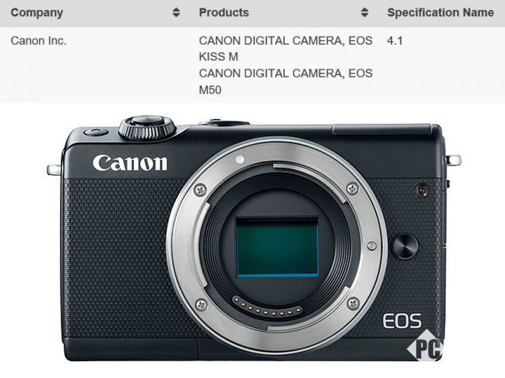 佳能EOS M50现身 或预示全画幅无反存在