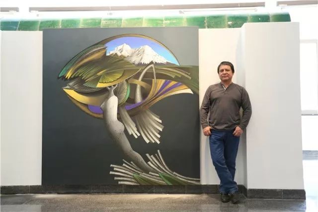 厄瓜多尔画家尼古拉斯·埃雷拉最近在北京大学赛克勒考古与艺术博物馆