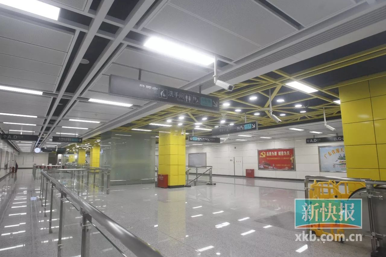 最高时速120公里的广州地铁9号线要开通啦 全