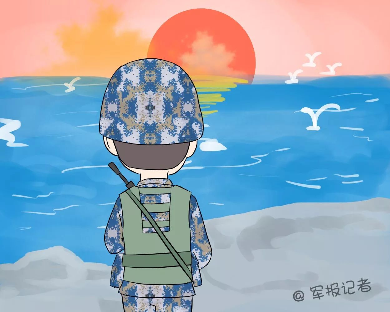 远在海外维和的官兵,英勇无畏,充分彰显了我国爱和平,有担当的大国