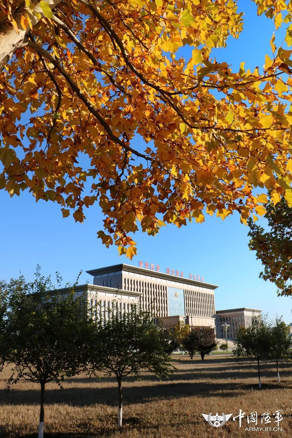 军校最美秋景巡礼第12站:陆军步兵学院