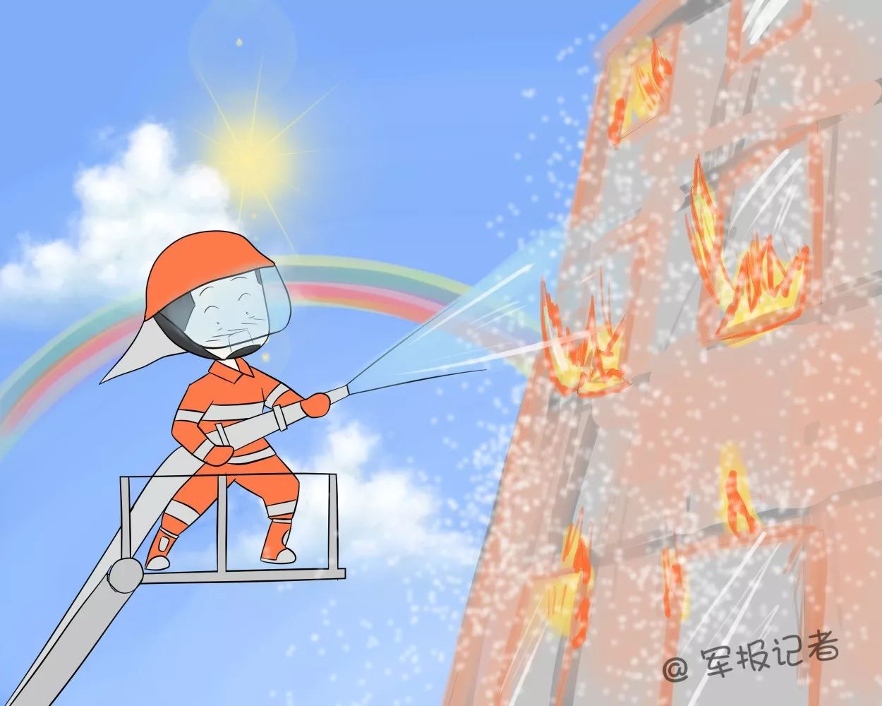 每当灾难来临时,他们总会在第一时间出现,奋不顾身,舍生忘死,坚守在