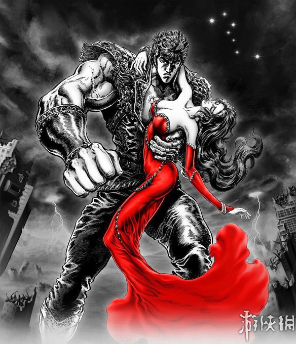 北斗神拳作者原哲夫亲手为《人中北斗》绘制游戏封面