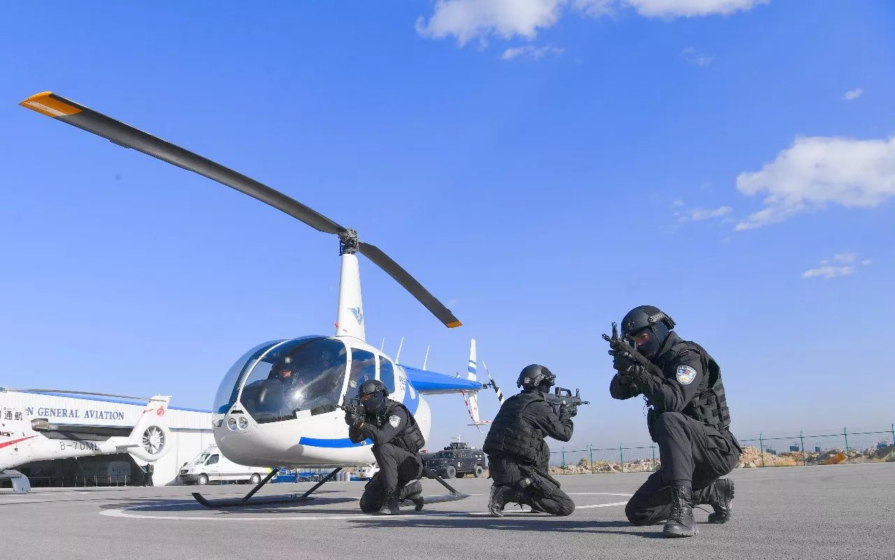 超级震撼的银川警航大队训练照曝光!