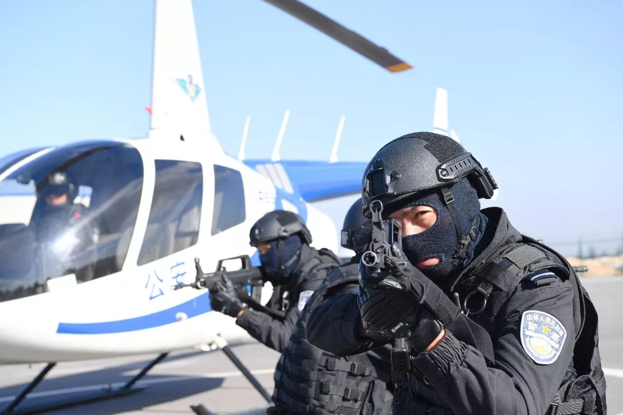 超级震撼的银川警航大队训练照曝光!